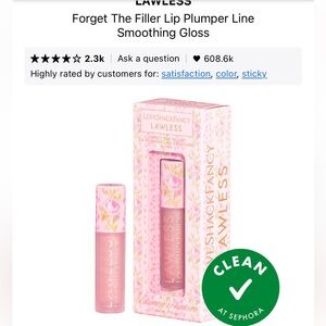 New in box limited edition LSF Lawless lip gloss